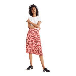 Madewell Womens Side Button Skirt Full Bloom US 10